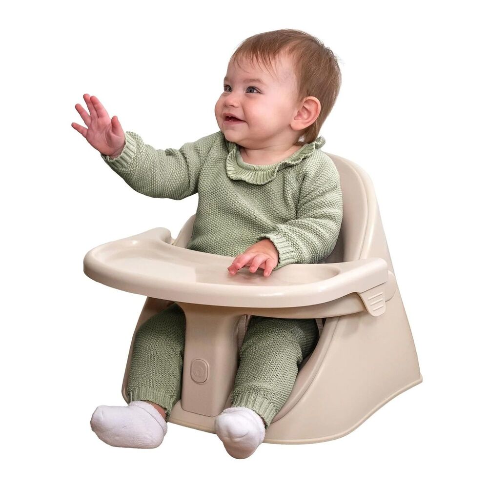 Boppy Proper Posture Floor & Booster Seat Oatmeal 4-36 Months